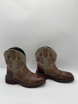 Women’s Justin Nettie Western Boots Brown Size 9B - £63.22 GBP