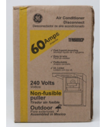 GE TFN60RCP Air Conditioner Disconnect 60 Amps Non-Fusible 240 Volts NEW - $9.89