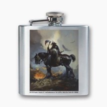 The Fantasy Art of (Frank) Frazetta Death Dealer Horse Stainless Flask NEW - £9.13 GBP