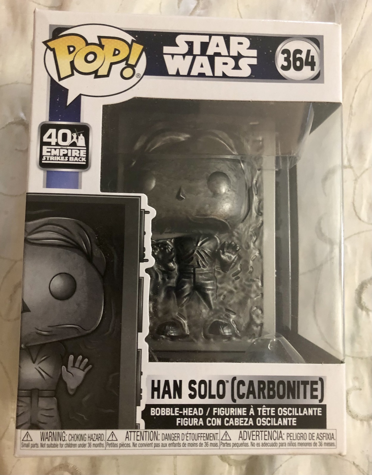 Funko POP! 40th Empire Strikes Back Han Solo ( Carbonite ) #364 - $9.95
