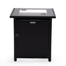 LeisureMod Walbrooke Modern Square Tank Holder Table with Tempered Glass... - $5,467.72 MXN