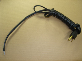 6 ft 3 Prong 18/3 flat SPT-2 power cord, NEMA 5-15P to open tinned leads - $8.95