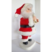 Santa&#39;s Best Automated Movable Santa Lighted Candle 20&quot; Vintage Christmas  - $47.20