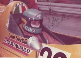 Gabriele Serbin Italian Motor Sports Car Racing Vintage Hand Signed Photo - £30.36 GBP