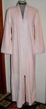 Diamond Tea Full Length Robe, EVER-SO-SOFT Fuzzy “Barbie” Pink w/ Quilted Satin - £19.72 GBP