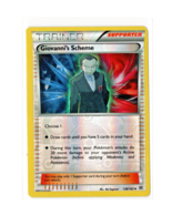 Pokémon TCG Giovanni&#39;s Scheme 138/162 XY BREAKthrough Uncommon Reverse H... - $3.14 CAD