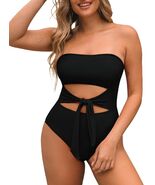 Pink Queen Women Removable Strap One Piece Cutout Swimsuit Black Size M - $265.77 MXN Pink Queen Women Removable Strap One Piece Cutout Swimsuit Black Size M - $265.77 MXN