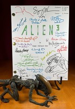 Alien 3 Script Signed- Autograph Reprints- Sigourney Weaver- Ripley- Horror - £19.66 GBP