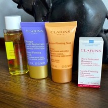 CLARINS Extra-Firming Mask + Night Cream, Gentle Foaming Cleanser, Toning Lotion - $17.82