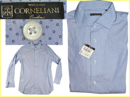 Corneliani Men&#39;s Shirt 42 Eu / 16.5 Us / Xl *Here With Discount* CO07 T1P - £70.17 GBP