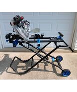 Admiral Sliding Compound Miter Saw on Portable Folding Stand - $450.00