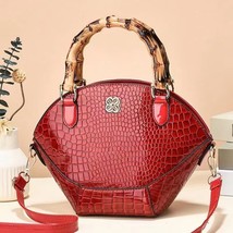  Pattern Creative  Shaped  Bags High Quality Retro Bamboo Joint Handle Handbag W - £63.62 GBP