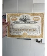 Food Fair Stores, Inc. Stock Certificate Less than 9 Shares 1955 - £0.74 GBP