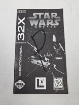 Vintage Star Wars Sega 32X Manual Only Authentic - £7.92 GBP