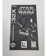 Vintage Star Wars Sega 32X MANUAL ONLY Authentic - $13.60 CAD