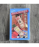 Yarn Tree Linen Cross Stitch Stocking Kit - Noel Christmas Ornament 4.5" - $12.46