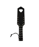 Genuine Leather Spanking Paddle Heart-Shaped Paddle Made from Real Cowhide - $458.23 MXN