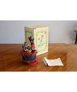 Vtg Wooden Music Box Old Fashioned Christmas Carolers Dog Family - $354.99 MXN