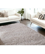 5&#39; X 7&#39; Beige Shag Hand Tufted Area Rug - $470.20+