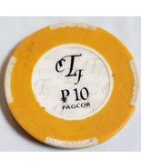 CASINO FILIPINO TAGAYTAY PAGCOR Philippines PHP 10.00 Casino Chip - $6.76 CAD