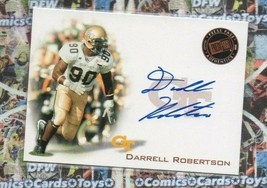 DARRELL ROBERTSON 2008 PRESS PASS ROOKIE ON CARD AUTO AUTOGRAPH PPS-DR2 - £1.56 GBP