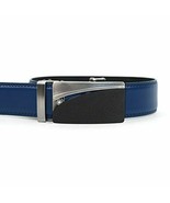 Men&#39;s Genuine Leather Belt W/ Removable Ratchet Sliding Belt Buckle - Na... - £9.74 GBP