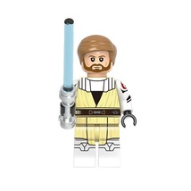 Star Wars The Clone Wars General Obi-Wan Kenobi Minifigure Bricks Toys - $3.49