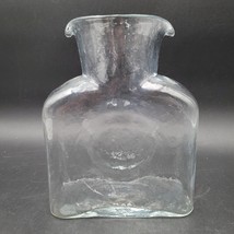 Vintage MCM Blenko Glass 384 Double Spout Water Jug Carafe Pitcher - $34.64
