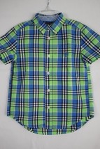 CHAPS Boy&#39;s Short Sleeve Easy Care Button Down Shirt size 7 - £10.11 GBP