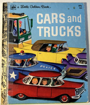 Little Golden Book Cars and Trucks 1981 Seventeenth Printing Hardcover - £6.74 GBP