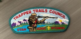 Trapper Trails Council UTAH, IDAHO &amp; WYOMING Boy Scouts Patch - £3.53 GBP