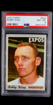 1970 Topps #332 Bobby Wine Montreal Expos Vintage Card PSA 8 NM-MT - £15.48 GBP