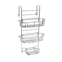 Zenna Home Hanging Shower Caddy, Over the Door, Rust Resistant, with 2 Storage B - £40.10 GBP