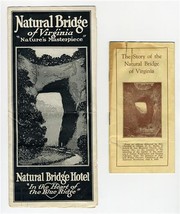 Natural Bridge of Virginia &amp; Hotel Brochures 1920&#39;s Heart of the Blue Ridge  - £17.38 GBP