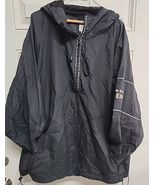 Calvin Klein Black Windbreaker Jacket xxl Vintage (A1) - $82.17