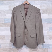 Loro Piana Italy Cremieux Collection Houndstooth Sport Coat Brown Wool M... - £142.80 GBP