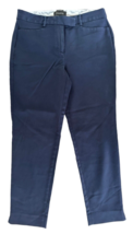 Talbots Women&#39;s Hampshire Ankle Pants Curvy Fit Stretch Size 6 Navy Blue - $470.22 MXN