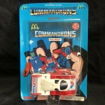 McDonalds 1985 TOMY Motron Commandron Robot Pull-back Race Car GoBot Transformer - $46.74