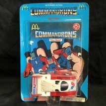 McDonalds 1985 TOMY Motron Commandron Robot Pull-back Race Car GoBot Tra... - £36.67 GBP