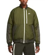 Nike Therma-FIT Legacy Reversible Water Repellent Bomber Jacket in Rough... - $69.15