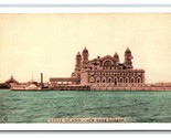 Ellis Island New York NY UNP WB Postcard O15 - £3.07 GBP