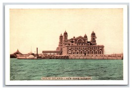 Ellis Island New York NY UNP WB Postcard O15 - £3.07 GBP