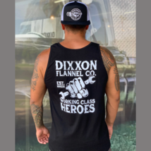 Dixxon Flannel - Working Class Fist Tank Top Shirt - Black Mens M - $18.81