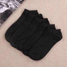 3 Pairs Mens Womens Ankle Socks Sport Cotton Crew Socks Low Cut Invisible Black - £7.09 GBP