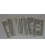 Monopoly Paper Money Standard Edition lot of 180 value $20,580 Game Dollars - $4.95