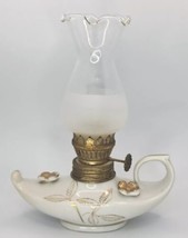 Vintage Japan 7” Ceramic Genie Aladdin Oil Lamp  U263 - £23.59 GBP