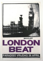 London Beat – Original Exhibition Poster – Very Rare – Paradiso – Poster... - $227.74