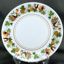 Noritake Homecoming Bread and Butter Plate 6.25&quot; Birds Fruit Progression 9002 - £8.37 GBP