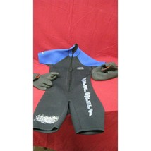 Professional Titanuim Super Sport Wet Suit 3/2MM with Gloves and Booties - £19.75 GBP