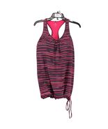 Athleta Tinker Racerback Tank Top Women&#39;s XL Built-In Bra Drawstring Hem... - $35.00 CAD